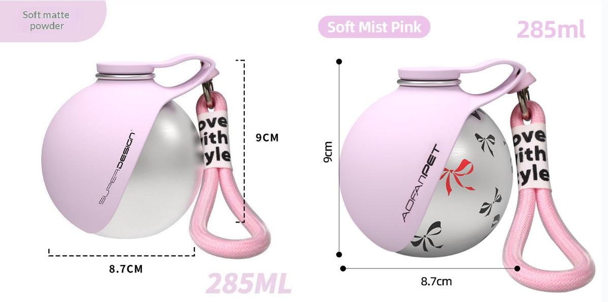 Bol Plastico Portatil de Agua para Perros con Boquilla Desmontable Petit Size Ideal Viajes Senderismo Perro Adulto y Cac