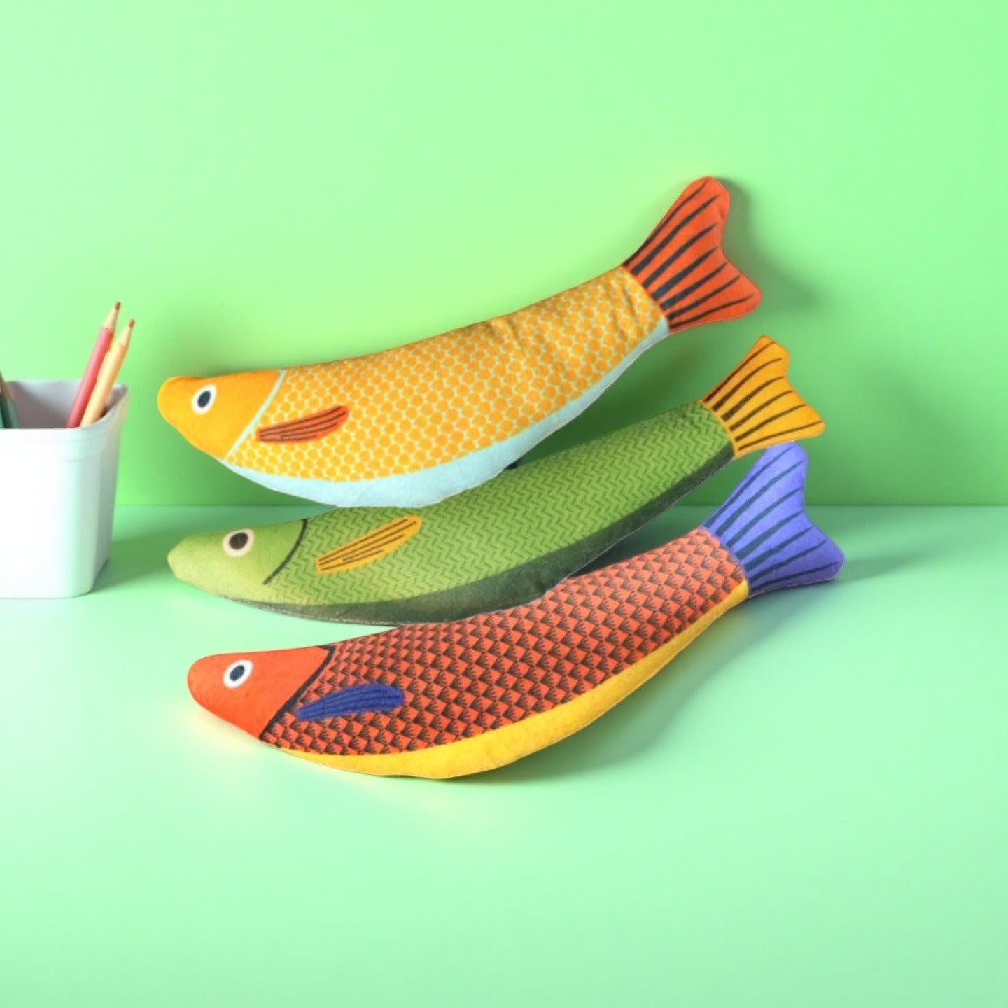 Juguete de Pez de Yute para Gatos