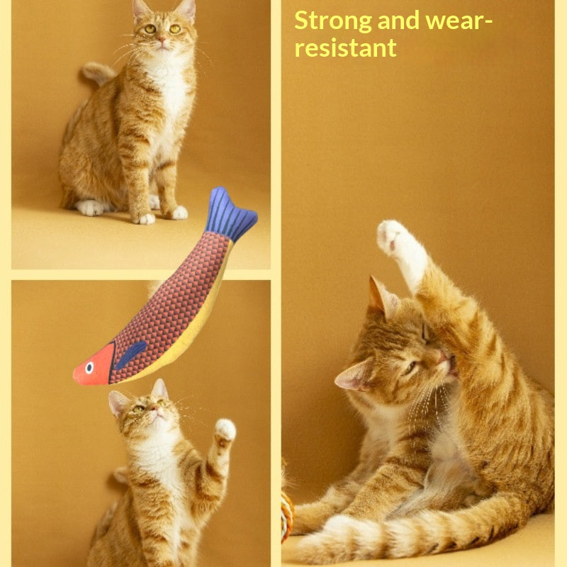 Juguete de Pez de Yute para Gatos