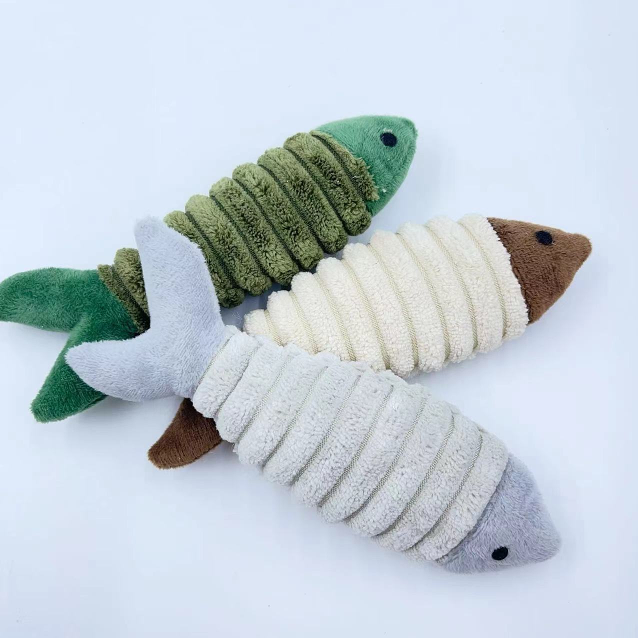 Juguetes de Seda con Pez para Gatos con Nepitita