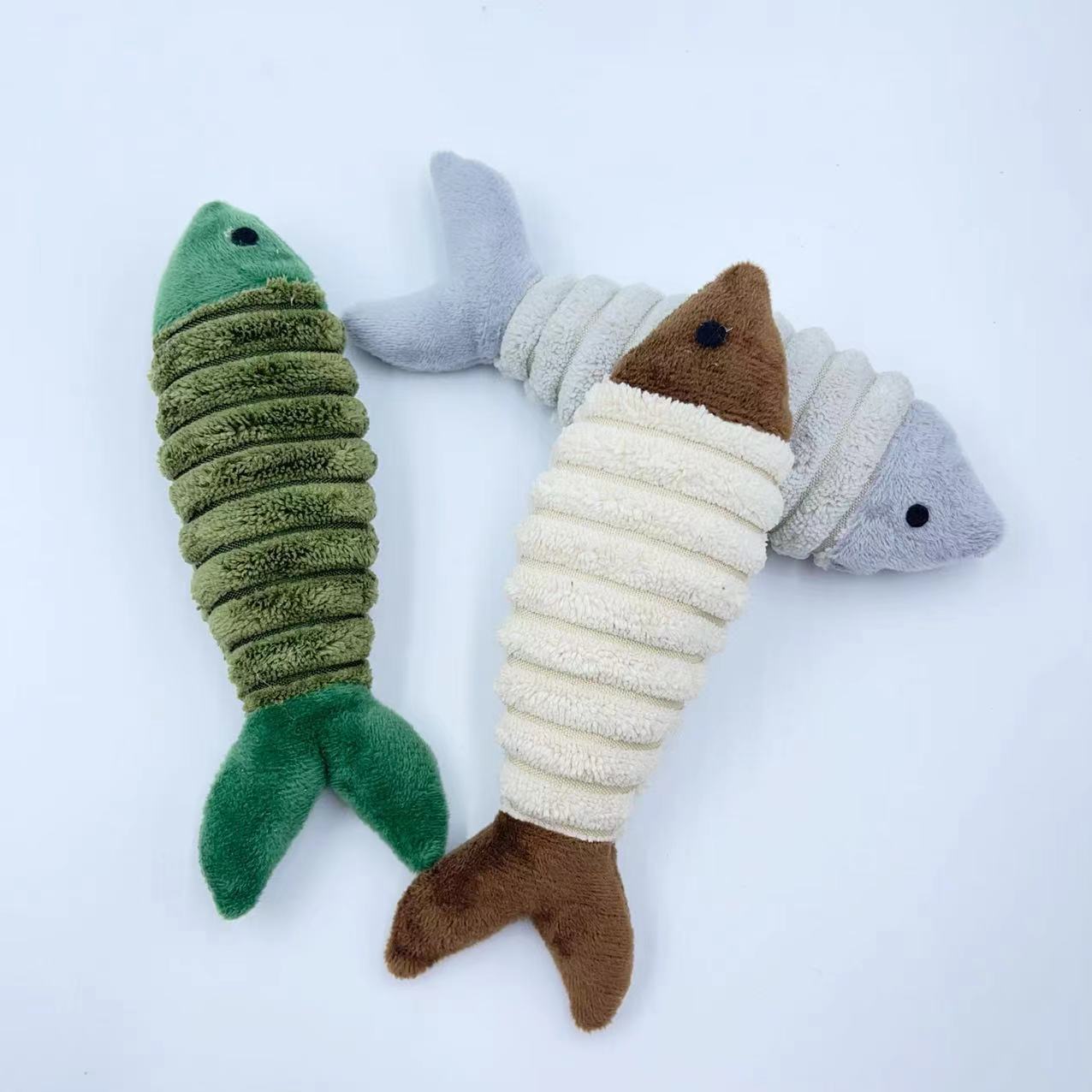 Juguetes de Seda con Pez para Gatos con Nepitita
