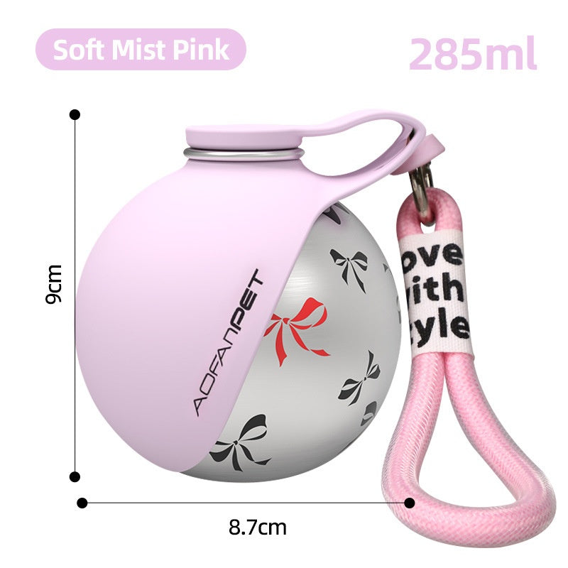 Bol Plastico Portatil de Agua para Perros con Boquilla Desmontable Petit Size Ideal Viajes Senderismo Perro Adulto y Cac