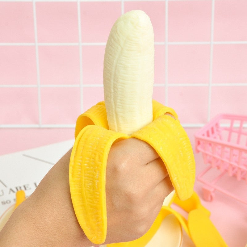 Interaktiv Banan-leksak i TPR för Husdjur
