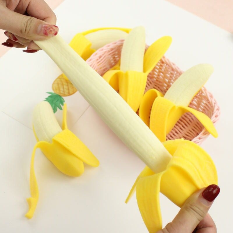 Interaktiv Banan-leksak i TPR för Husdjur