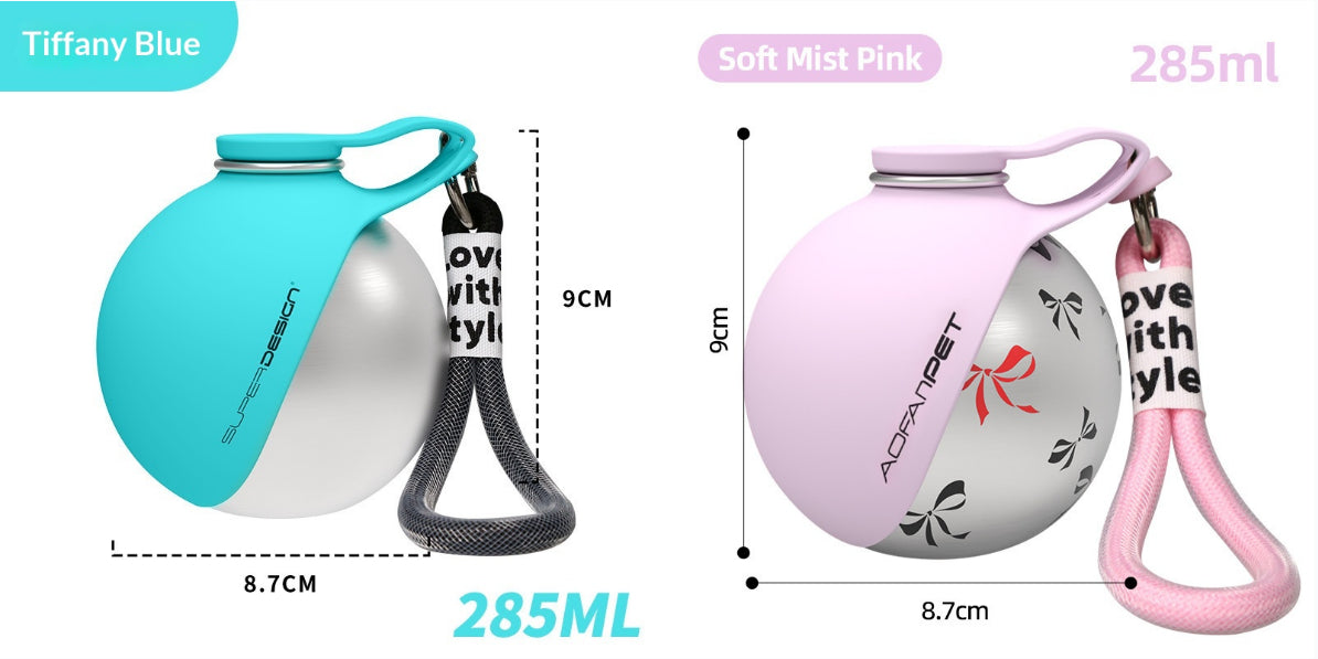 Bol Plastico Portatil de Agua para Perros con Boquilla Desmontable Petit Size Ideal Viajes Senderismo Perro Adulto y Cac